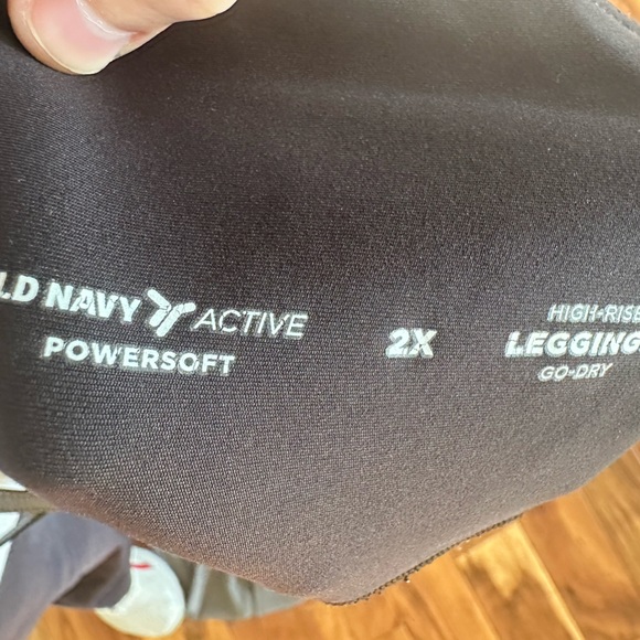 Old Navy Black and Gray Women's Capri Leggings Bundle size 2X - Picture 3 of 4